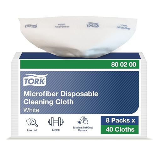 Chiffon microfibre Tork pour l'entretien de la cuisine et des surfaces vitrées