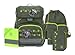LÄSSIG Schulranzen Regenhülle Light Unique School Set 7-teilig Jungle Green dunkelgrün