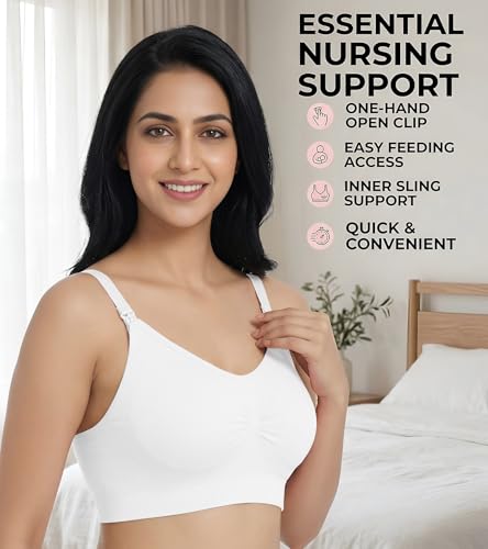 Image of DClub Comfort Revolution Seamless Bra -Easy lite Full-Coverage Wireless Everyday Bra with Soft Comfort with Removable Pad.