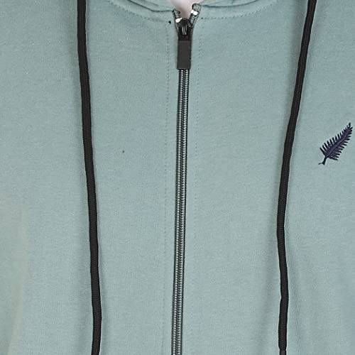 Image of D-GREEN Sweatshirt for Men Stylish Hoodie with Zipper and Full Sleeves Winter Wear
