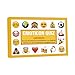 Produktbild Monsterzeug Kartenspiel, Emoticon Quiz mit 56 Karten, Ratespiel mit Smileys, Sprichwörter und Begriffe erraten als Partyspiel für Jugendliche