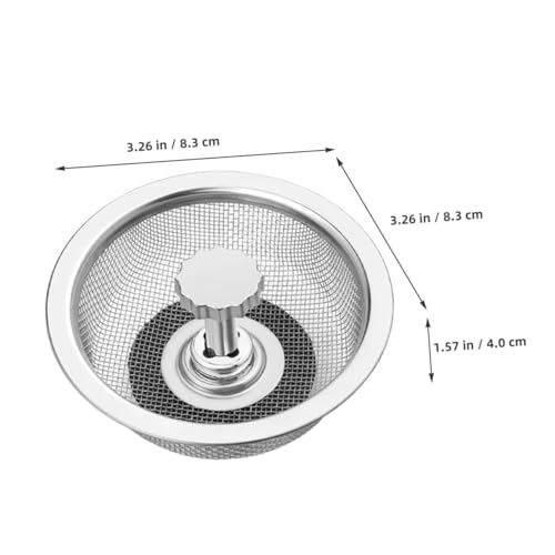 Colador para fregadero de cocina de acero inoxidable miniatura 4
