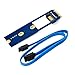 MOOKEENONE M.2 to SATA Adapter Card, B-M Key M.2 NGFF SATA SSD to 7Pin Adapt for WinXP/for Vista/for Win7/for Win8 32-bit/64 bit