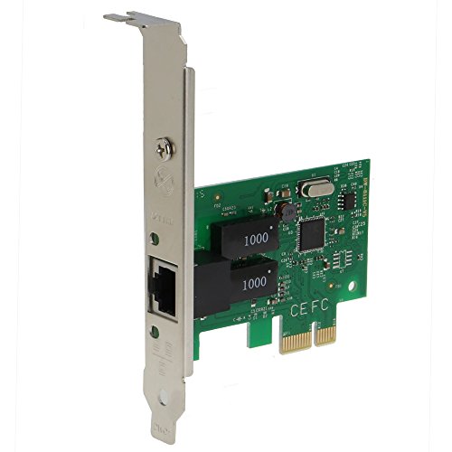 Tarjeta de Red Ethernet Gigabit PCI-Express 10/100/1000 Mbps con Bracket de Perfil Bajo (Chipset Realtek 8111) - Sedna miniatura 3