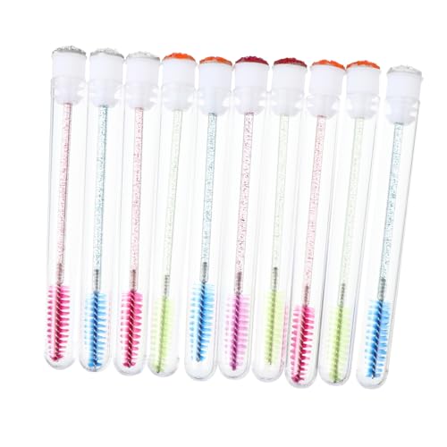 Baluue 10pcs Refillable Mascara Tubes Eyelash Spoolie Leakproof Beauty Makeup Tool Set Lash Kit for Women
