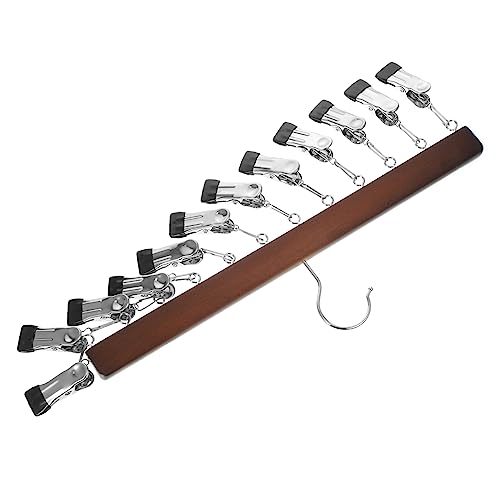 ULTECHNOVO Multi Functional Clothes Rack with Clips Vintage Style Hat Storage Organizer for Caps Scarves and Accessories Efficient Closet Organizer