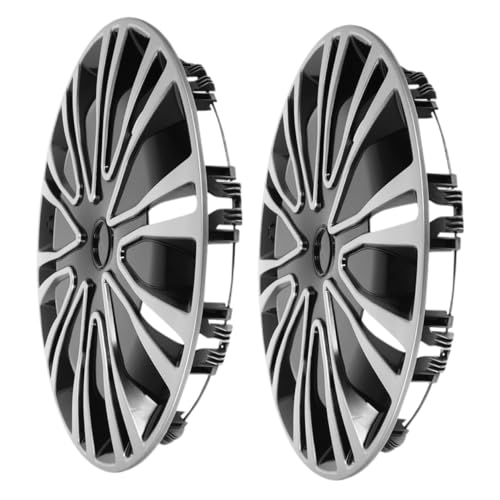 Jante de 14 pouces pour voiture argent et noir accessoire auto robuste