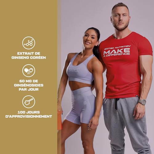 Extrait de ginseng coréen Scitec : capsules de supplémentation naturelle - 2