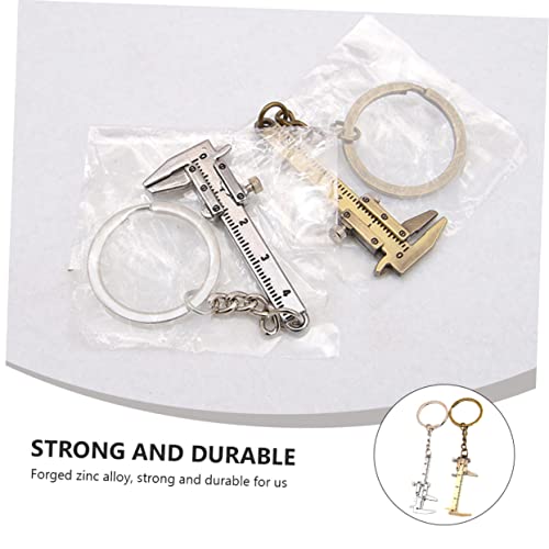 Calibrador Vernier Mini Metal con Llavero miniatura 6