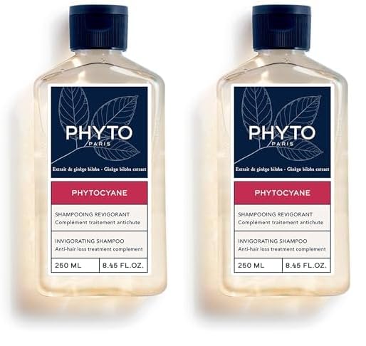 PHYTOCYANE revitalizing shampoo 250 ml (Paquete de 2)