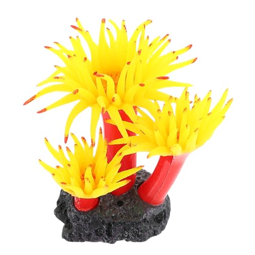 iplusmile Planta Artificial de Acuario de Plástico Duradero Adorno Realista para Paisaje Subacuático Decoración Multiescena para Peceras Hoteles y Jardines Sin Cuidado ni Fertilizante