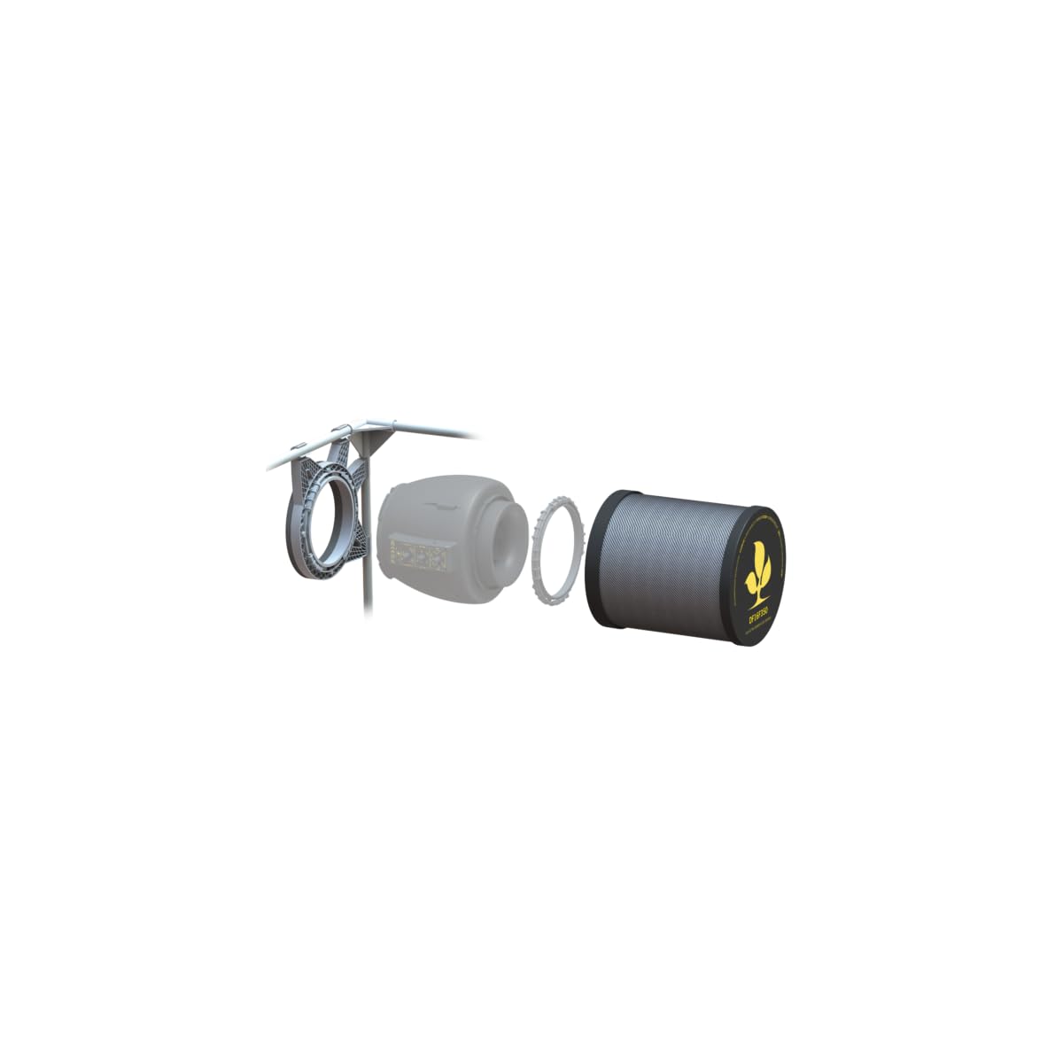 SECRET JARDIN Filtro carbone DF16 CTC80 1 kg 150 m3/h