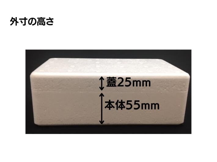 Amazon.co.jp: 発泡ボックス TK-1 蓋付セット 保冷 ボックス 内寸187