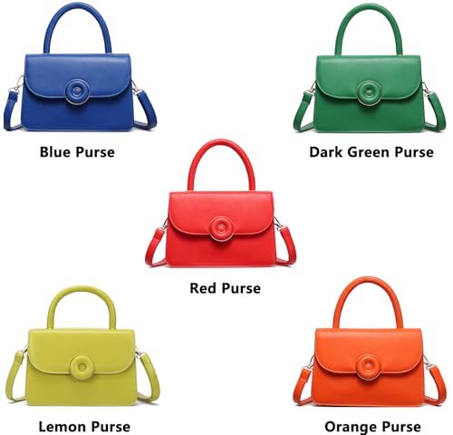 Image of Mini Crossbody Bag for Women, Cute Mini Purse, Ladies Small Top Handle Satchel, Trendy Daily Clutch PU Leather