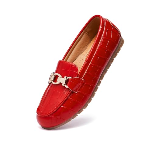 Image of VERDASCO Women's Loafers Comfort Slip-Ons Flat Work Shoes Casual Moccasins Penny Loafers Lady Dress Shoes