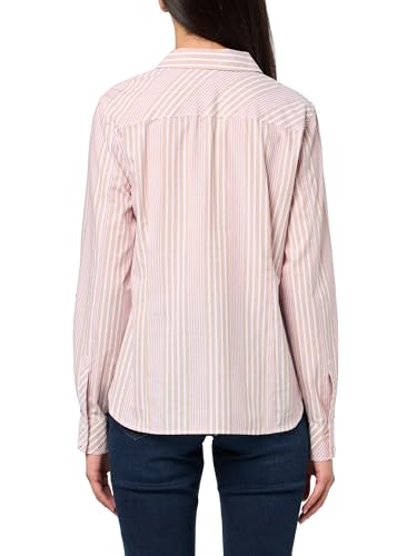 Image of Nautica Women's Button Front Long Sleeve Roll Tab Shirt