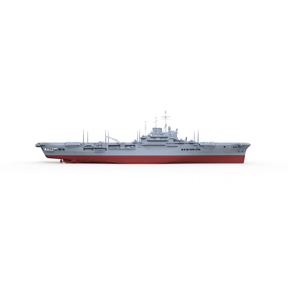 MRY-SFW SSC700609S-A 1/700 zestaw do budowy modelu wojskowego, brytyjski niezłomny lotniskowiec pełny, kadłub segmentowy