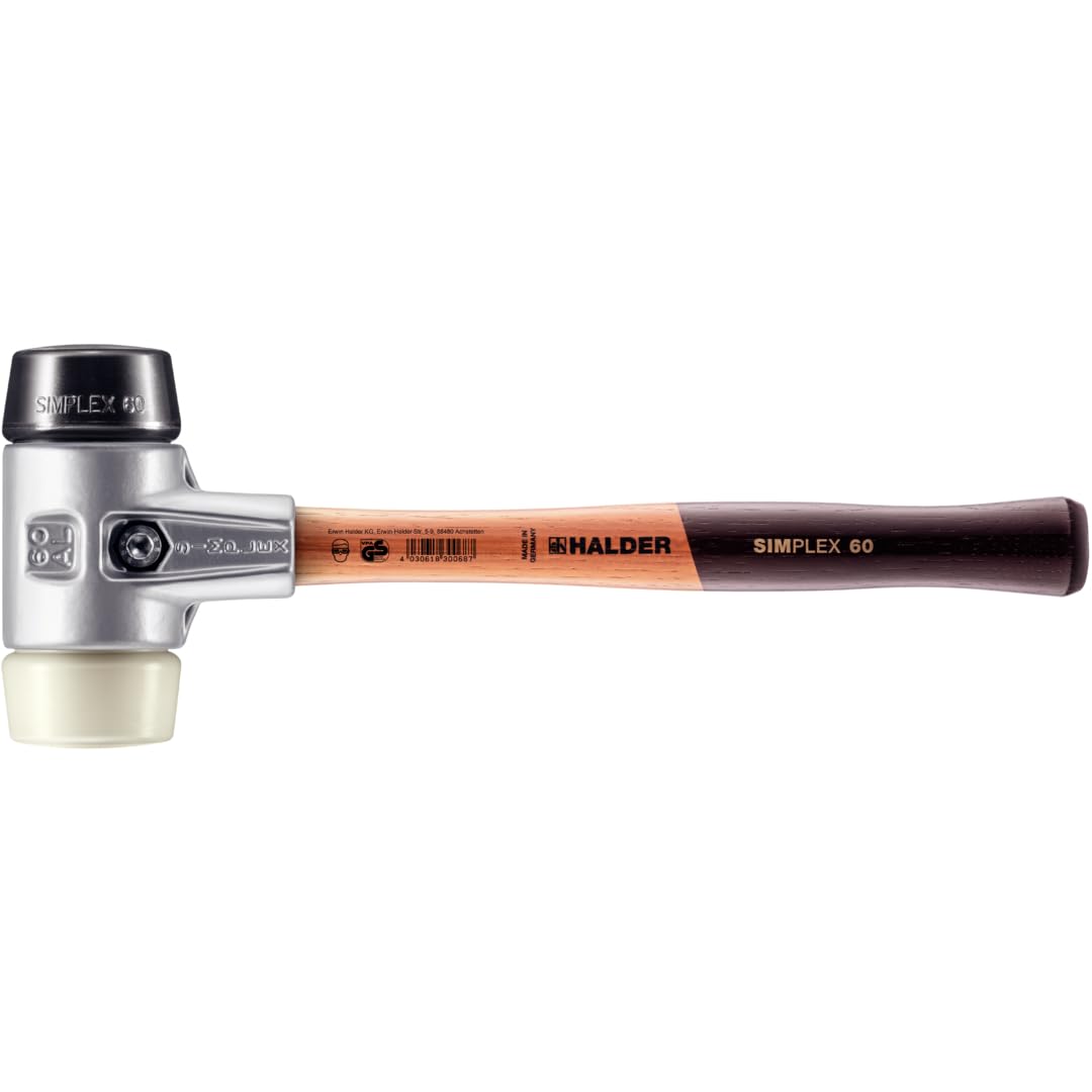 Rubber Nylon Mallet Halder Simplex Soft-Face Mallet – 3.4 Lb, Black ...