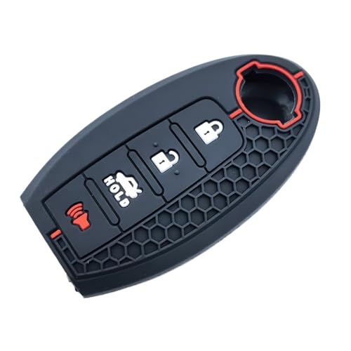 Housse en silicone clé Nissan évite les rayures coque antichoc 4 boutons