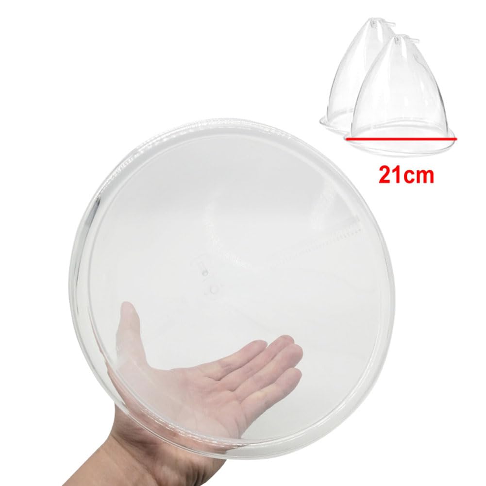 ISTOVO 2 Piezas Dia 21 cm 180Ml Succionador de GlúTeos Copas de Estimulador de VacíO Bomba de Aumento de Senos Accesorios de Ventosas