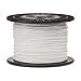 16 AWG Gauge UL1061 Stranded Hook Up Wire, 300V, 0.080" Diameter, White, 1000 ft Length