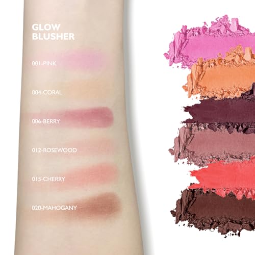 Kyda Pink Blush Powder, Make Up Pink Face Powder Face Blusher thumb #3