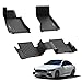 LASFIT Floor Mats for Mercedes Benz C Class 2026 2025 2024 2023 2022 C300 / C43 AMG / C63 AMG S / C63 AMG S E (Fit Sedan Only), All Weather TPE Floor Liners for C Class Car Mats, 1st & 2nd Row Set