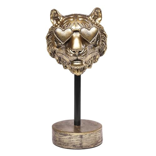 Escultura de Resina Artesanal Tigre Decoración Moderna
