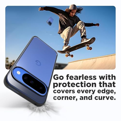 Image of KAPAVER Hybrid Shock Proof Series Back Cover Case Compatible with for Google Pixel 10 (PC+TPU) (Black)