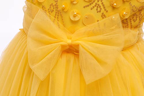 Flower Girls Sleeveless Lace Bridesmaid Dress Kids A-line Pageant Birthday Formal Wedding Gown Party Dresses2