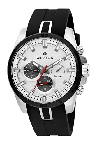Orphelia Hommes Analogique Quartz Montre avec Bracelet en Silicone OR86600 Cover