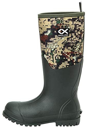 Duck and Fish 16 inches Fishing Hunting Neoprene High Rubber Overlay Molded Outsole Knee Boot2