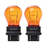 Kadiby 3157NA Bulb 4157NA Bulbs 12v 27/7w Parking/Turn Signal/Daytime Running Lamp(DRL) Amber Car Light Bulbs Auto Signal Bulb Fit for F150 F250-F350 Fiesta Expedition Grand Cherokee (2 Pack)