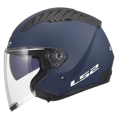 Casque jet LS2 COPTER II SOLID anti transpiration pour l'été