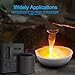 4 Pieces Graphite Torch ing Casting Kit, Ymiko Graphite Set High Purity Graphite Crucible Combo Ingot Torch ing Kit for Metal Gold Silver and Copper