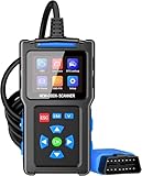 TopDiag T300pro 2-in-1 OBD2 scanner e tester batteria, strumento diagnostico automobilistico 12V/24V, analizzatore di batterie 20-2000 CCA con ricerca DTC e stampa cloud blu