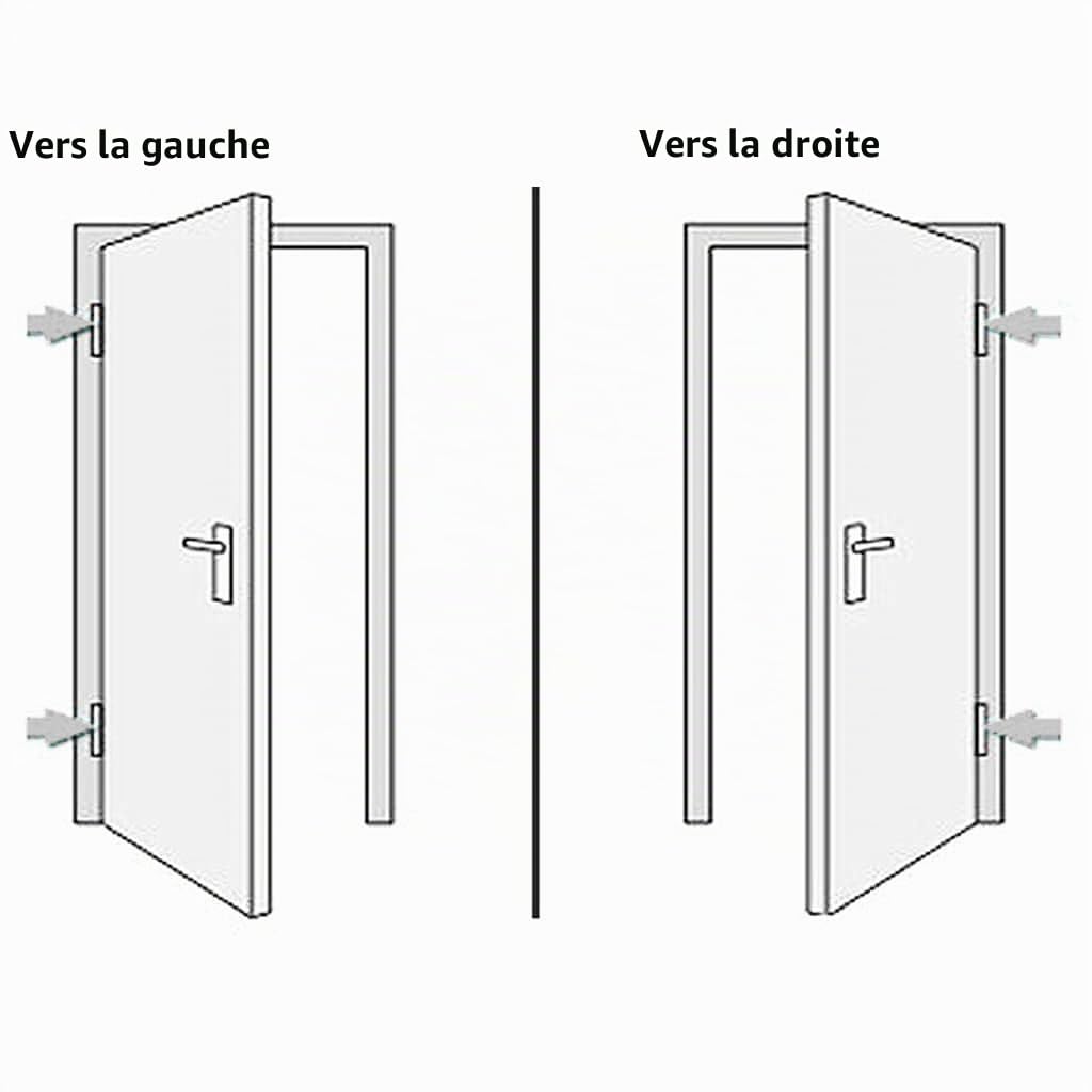 vidaXL Porte d'Entrée Principale Sécurité Maison Charnières Réglables 3D Serrure à Tête de Champignon à 5 Points Extérieur 98x208 cm Anthracite