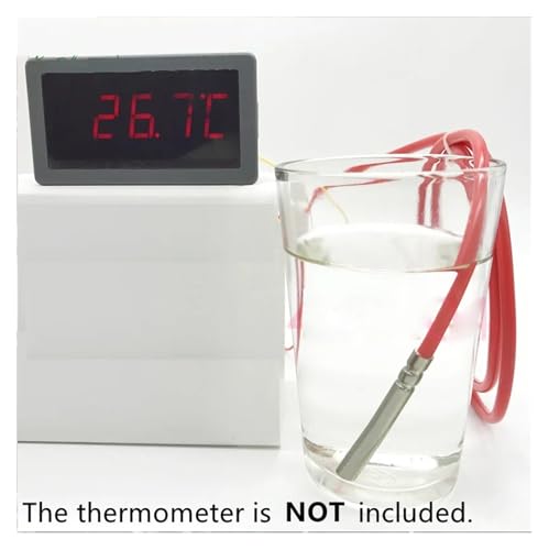 Sensor PT100 con protección de silicona contra alta temperatura y 20m 4