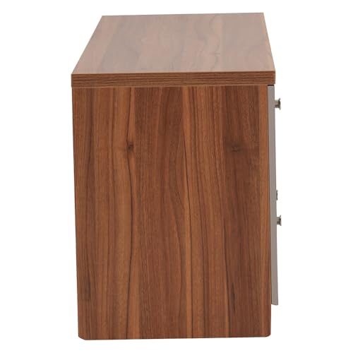 Image of Royaloak Vista Malaysian LCD Unit | Engineered Wood | Melamine with Vertical Fluting TV Unit| Soft Close Hinges | Ample Storage | Drawer Storage TV Unit | Telescopic Channel | Table for TV