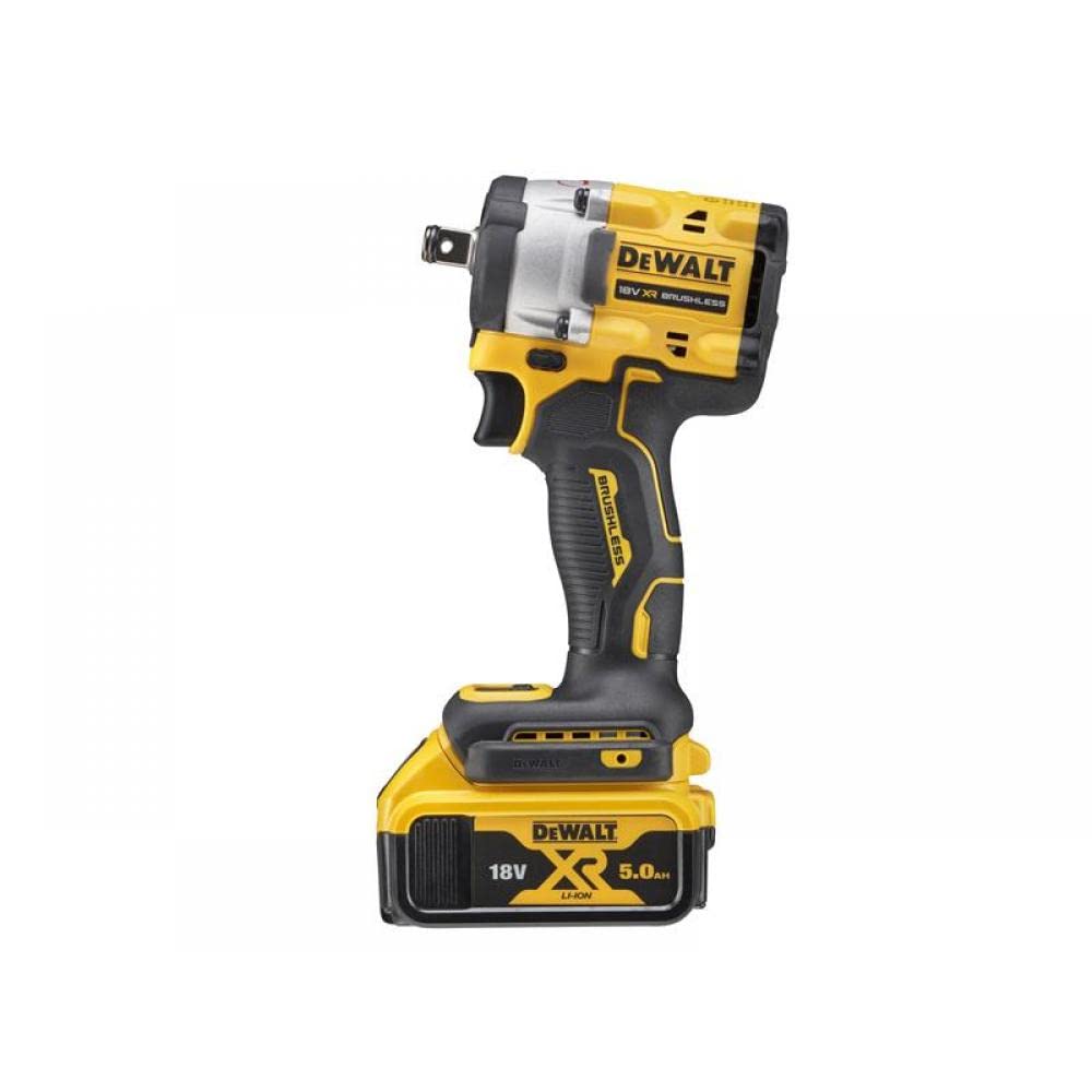DeWalt DCF921P2T XR BL Avvitatore a impulsi 1/2" 18V 2 x 5.0Ah Li-ion, giallo