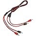 DS18 R3 Ultra Flex RCA Male to 2-Male RCA Cable, Y Splitter Design, (3 Feet)