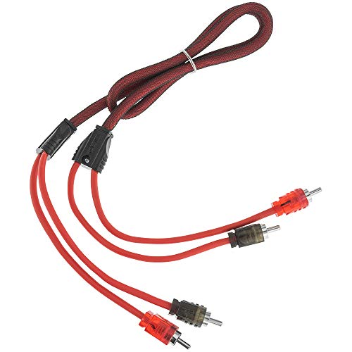 Image of DS18 R3 Ultra Flex RCA Male to 2-Male RCA Cable, Y Splitter Design, (3 Feet)