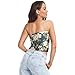 Vintage Birds Flower Butterfly Womens Strapless Tube Top Tight Strapless Bandeau Bra Strapless Bras for Teen Nursing