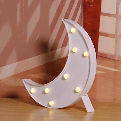 Lámpara de Mesa Lunar LED Decorativa Blanca miniatura 3