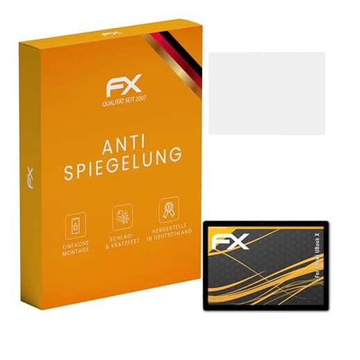atFoliX Película Protectora Compatible con Chuwi UBook X Lámina Protectora de Pantalla, antirreflejos y amortiguadores FX Protector Película (2X)