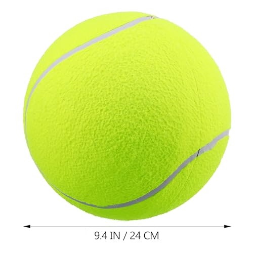 VILLFUL Großer Tennisball Für Haustiere Strapazierfähiges Nylon-Spielzeug Für Hunde Und Katzen Für Outdoor-aktivitäten Und Strandspaß
