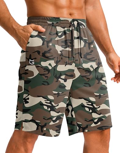 G Gradual Men's Athletic Shorts with Pockets 9"/ 11" Long Basketball Shorts