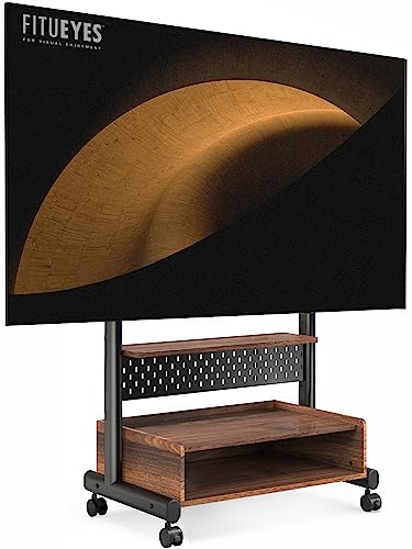 FITUEYES Rolling TV Floor Stand for 40-85in TVs, Heavy Duty Mobile TV Stand on Wheels Lockable, TV...