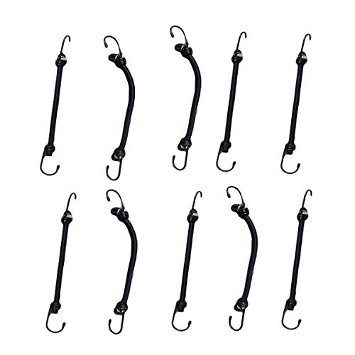 Xtarps - 6 X 12-18Oz Heavy Duty Waterproof Vinyl Trailer Tarp With 10 Pc Rubber Bungee #TOP3