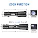 COSOOS 2 Pack UV Flashlight Blacklight, 2 in 1 LED Tactical Flashlight & 395nm Black Light Pet Urine Detector for Dog/Cat Urine, Dry Stains, Bed Bugs, Scorpions